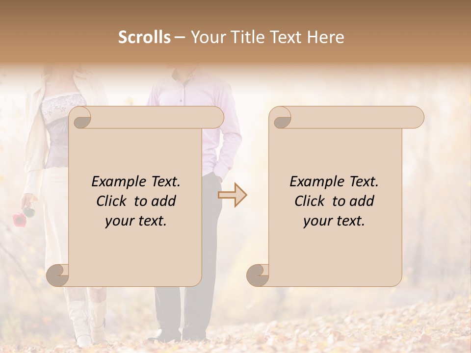 Fall Autumn Walk PowerPoint Template