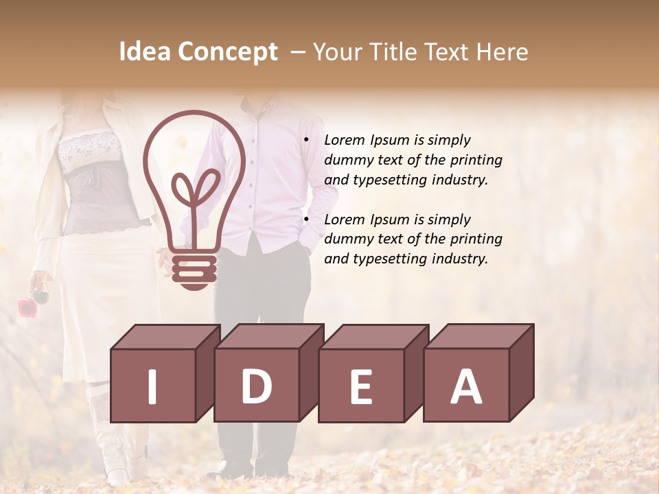 Fall Autumn Walk PowerPoint Template