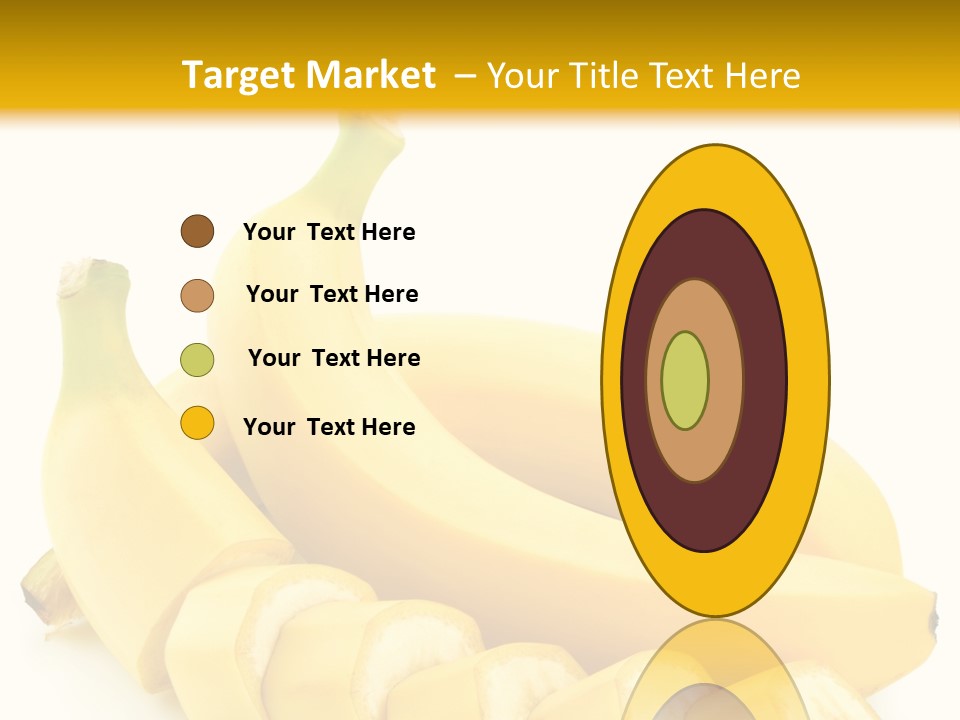 Vitamin Background Banaanas PowerPoint Template