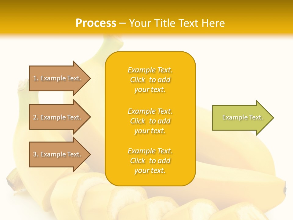 Vitamin Background Banaanas PowerPoint Template