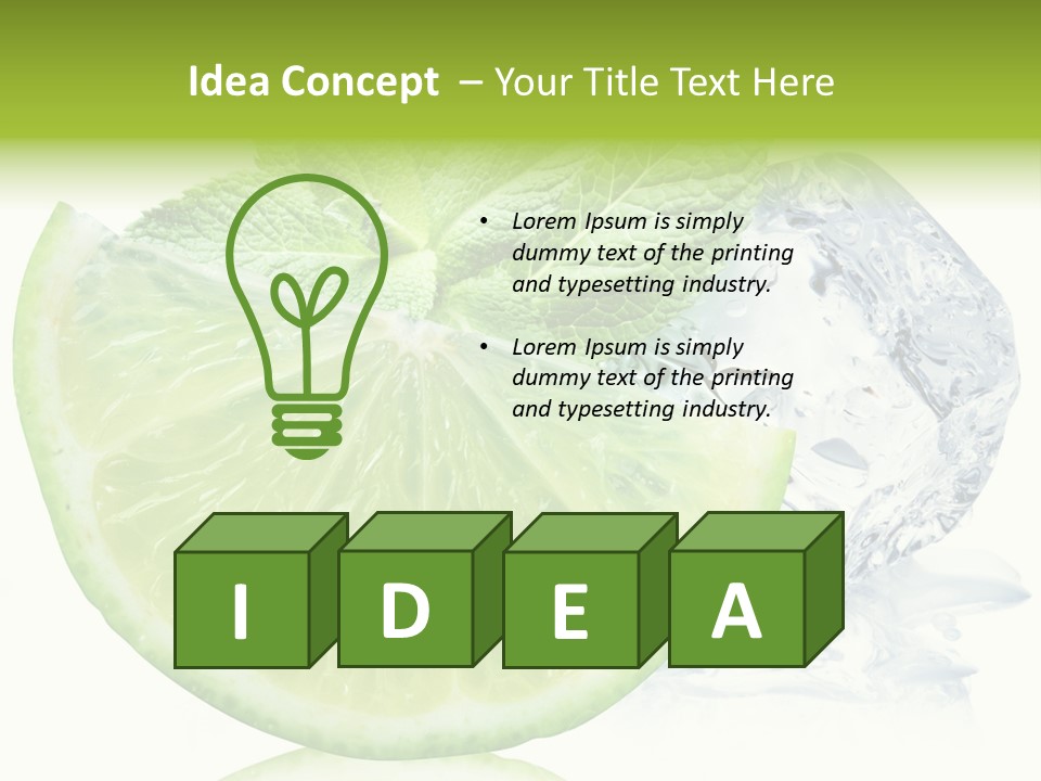 Food Ripe Natural PowerPoint Template