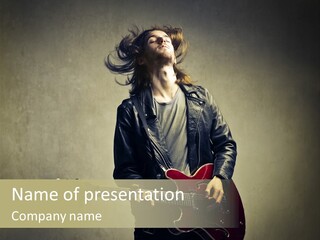 Country Grunge Wall PowerPoint Template