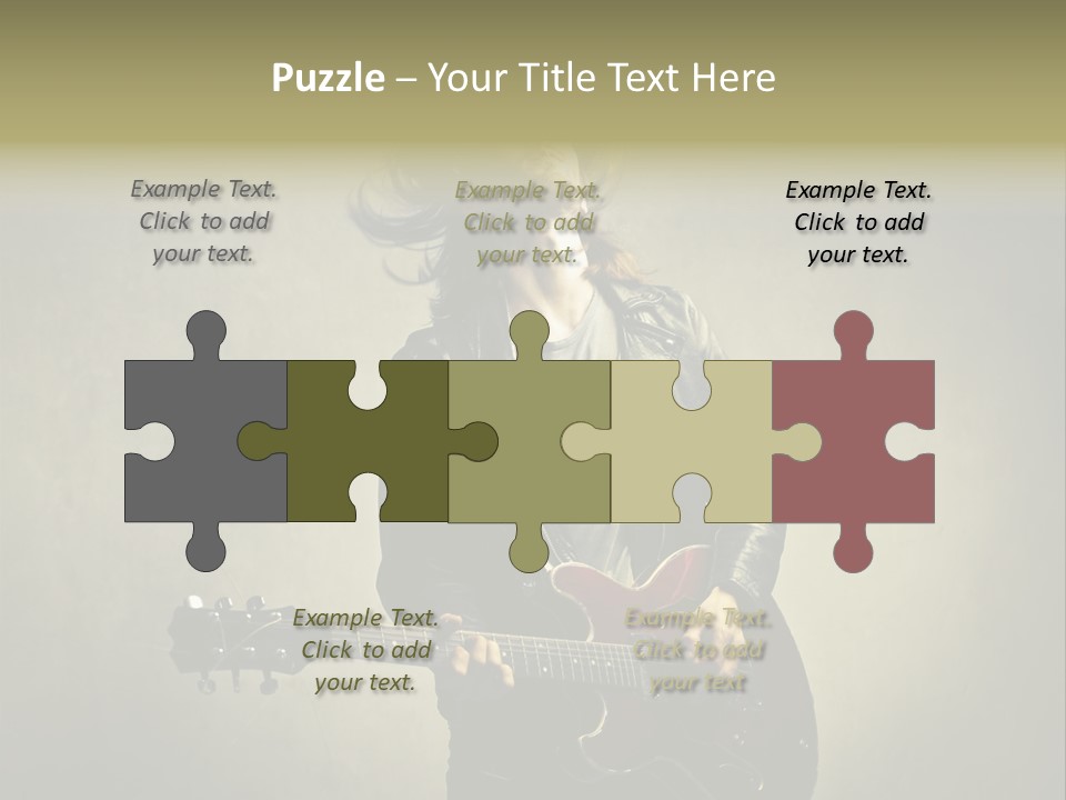 Country Grunge Wall PowerPoint Template