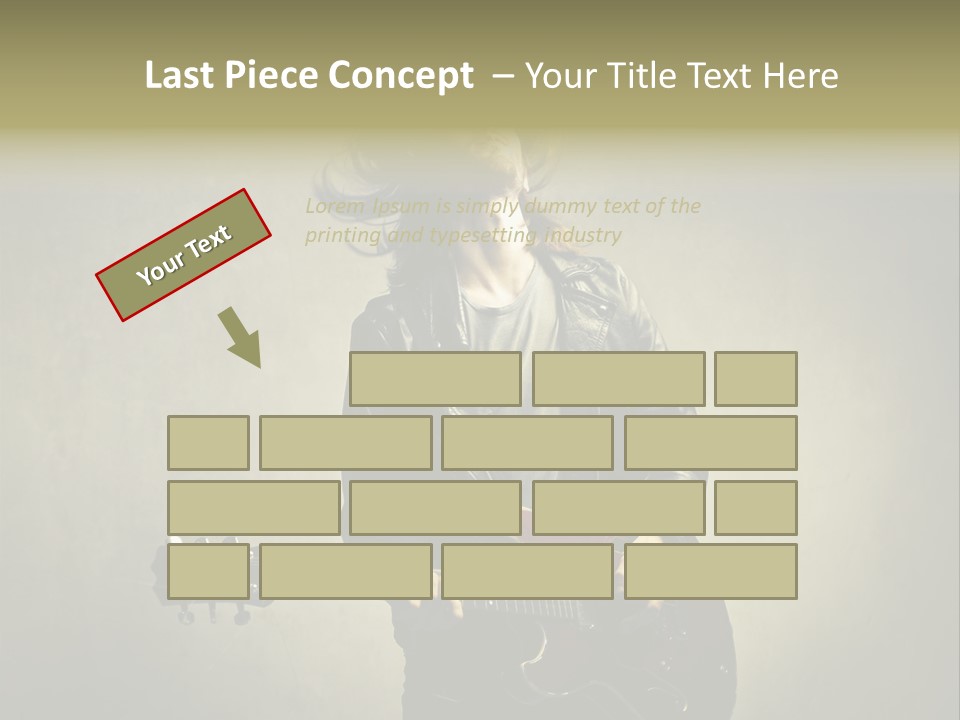 Country Grunge Wall PowerPoint Template