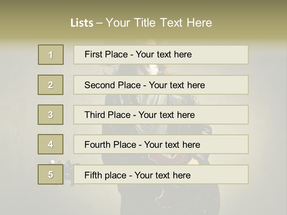 Country Grunge Wall PowerPoint Template