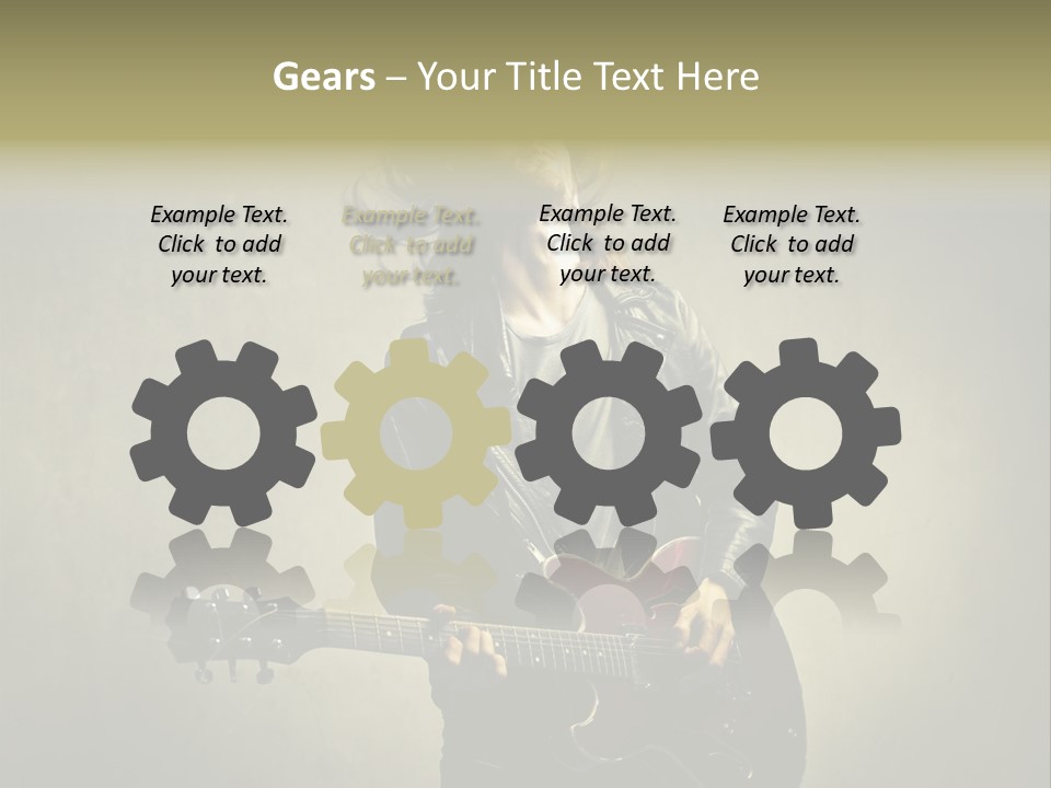 Country Grunge Wall PowerPoint Template