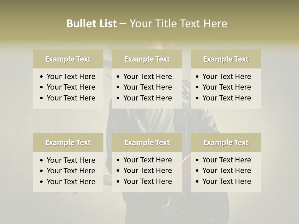 Country Grunge Wall PowerPoint Template