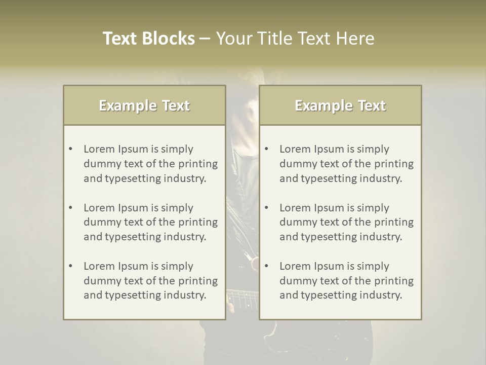 Country Grunge Wall PowerPoint Template