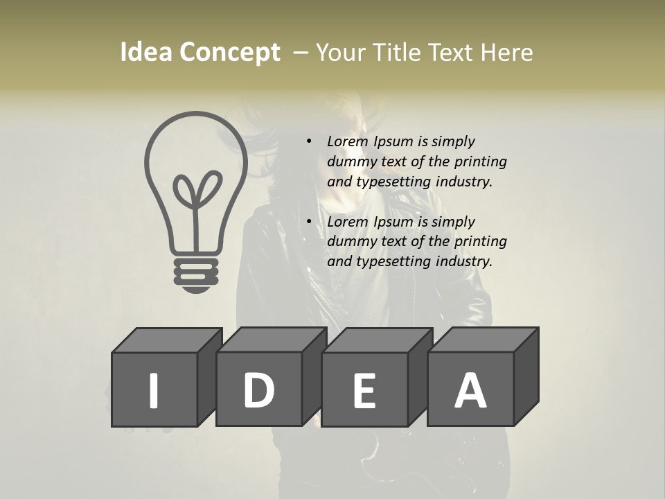 Country Grunge Wall PowerPoint Template