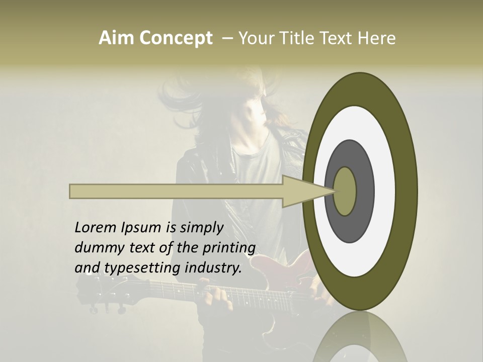 Country Grunge Wall PowerPoint Template