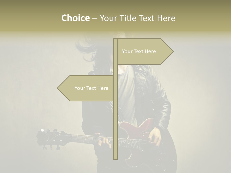 Country Grunge Wall PowerPoint Template
