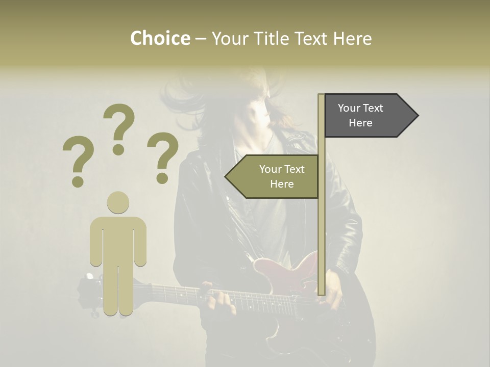 Country Grunge Wall PowerPoint Template