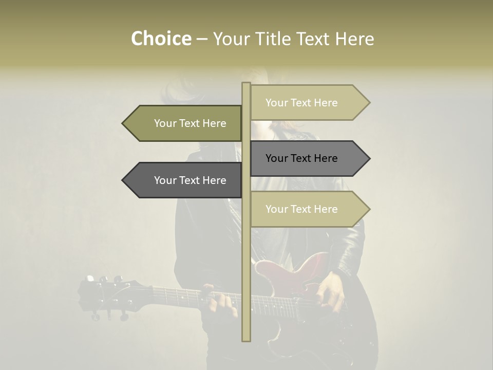 Country Grunge Wall PowerPoint Template