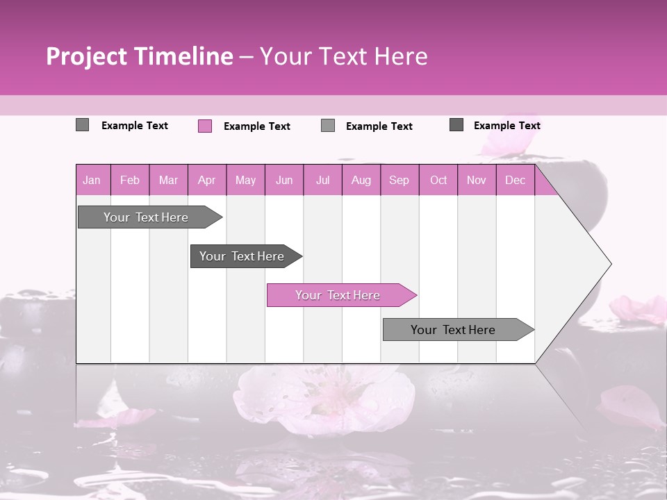 Pebble White Heap PowerPoint Template