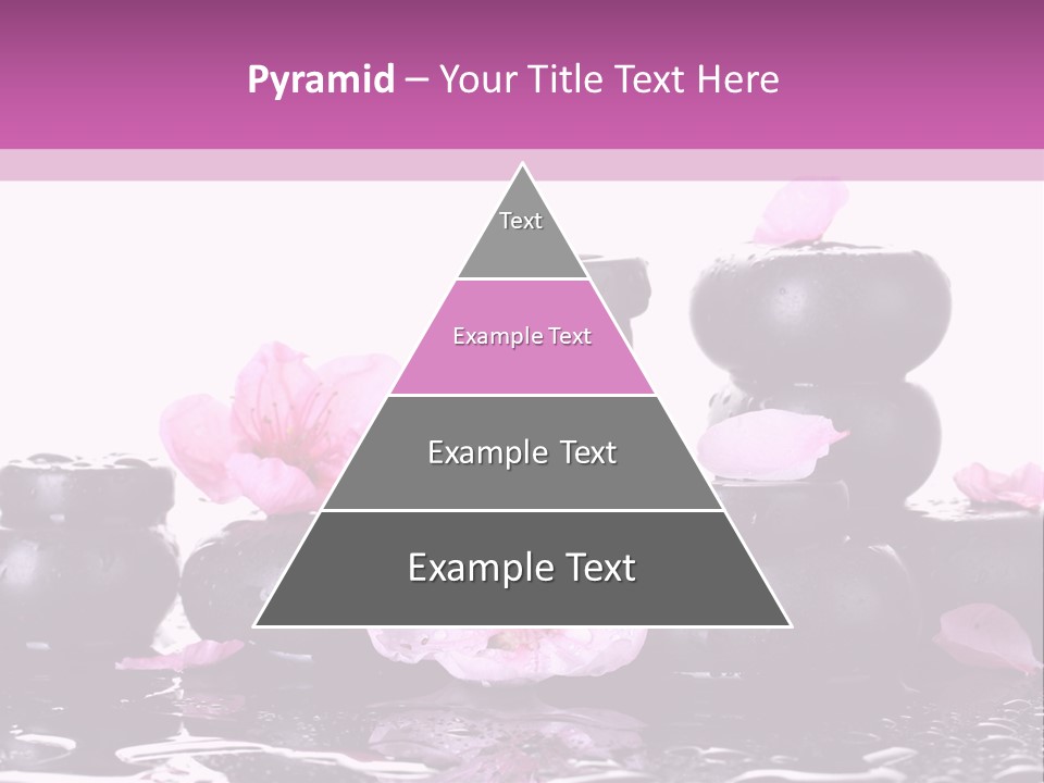 Pebble White Heap PowerPoint Template