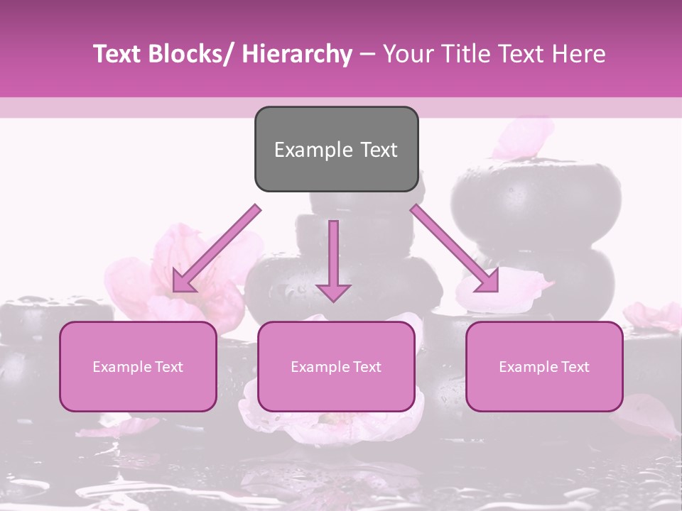 Pebble White Heap PowerPoint Template