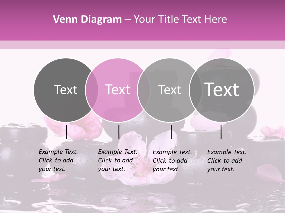 Pebble White Heap PowerPoint Template