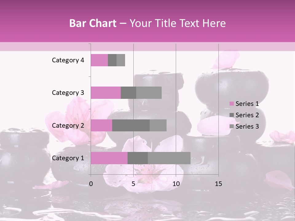 Pebble White Heap PowerPoint Template