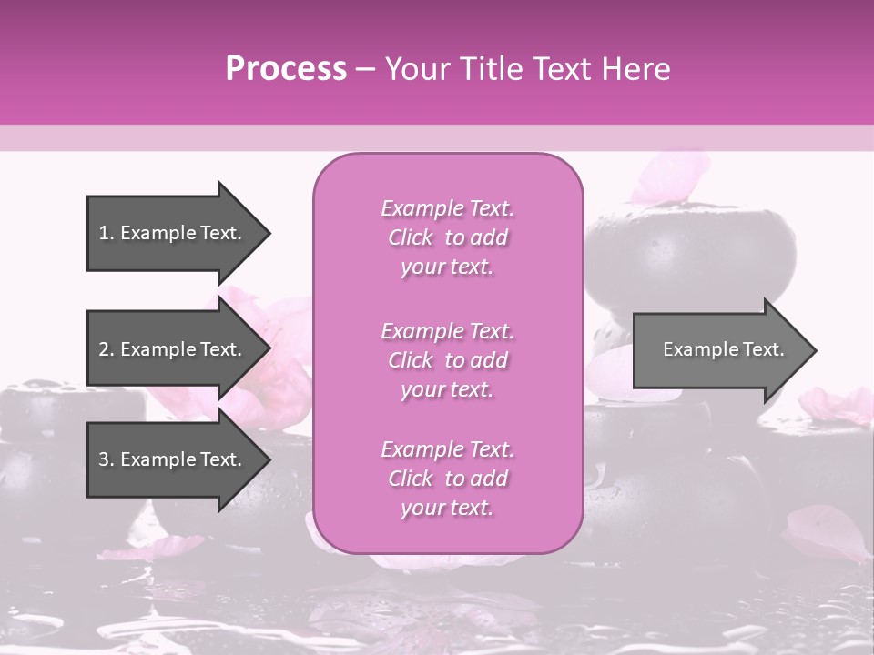 Pebble White Heap PowerPoint Template