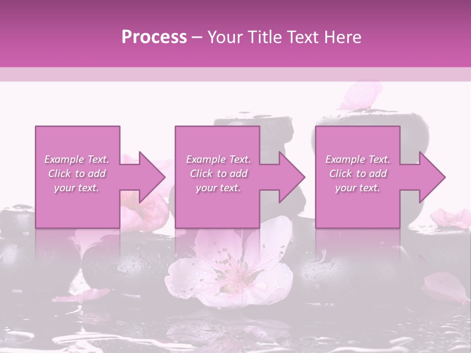 Pebble White Heap PowerPoint Template