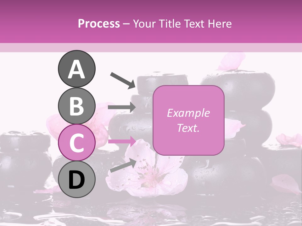 Pebble White Heap PowerPoint Template