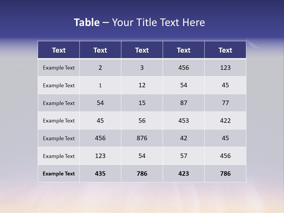 Star Field Grainy Surrealistic PowerPoint Template