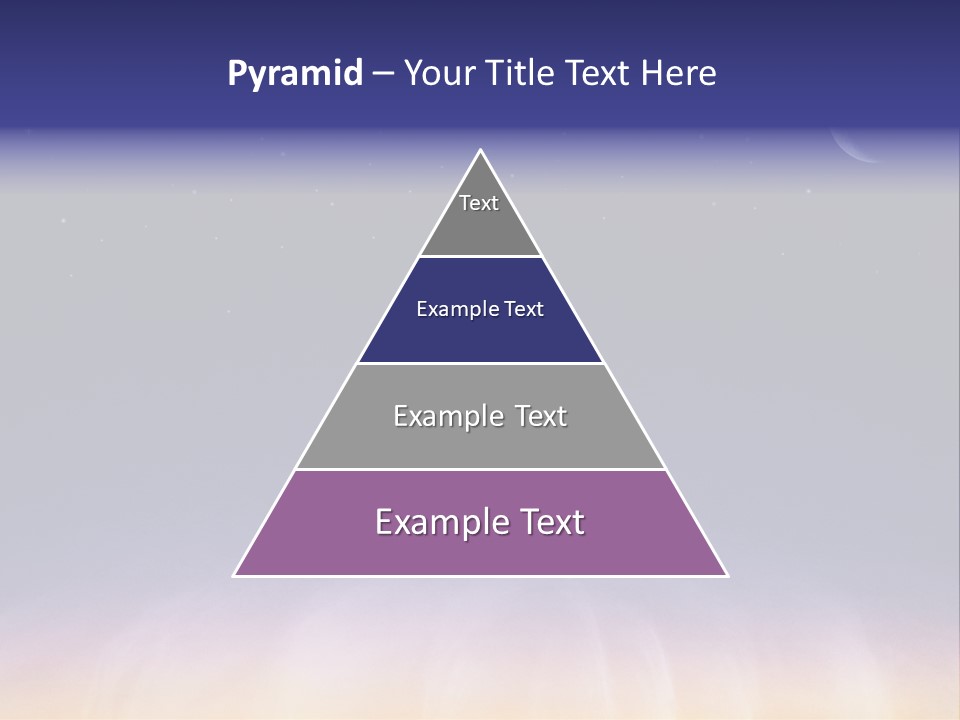 Star Field Grainy Surrealistic PowerPoint Template