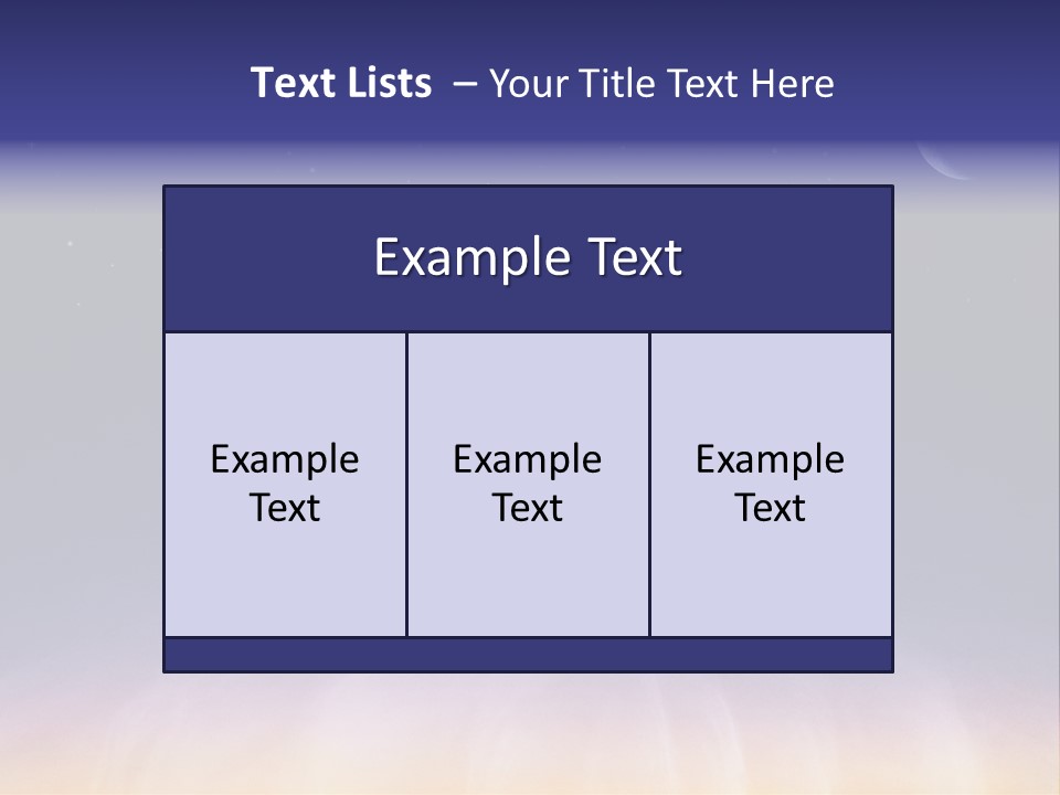 Star Field Grainy Surrealistic PowerPoint Template