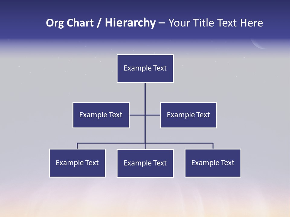 Star Field Grainy Surrealistic PowerPoint Template