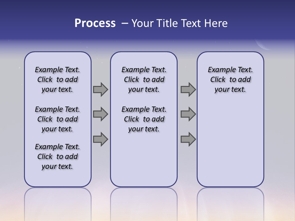 Star Field Grainy Surrealistic PowerPoint Template
