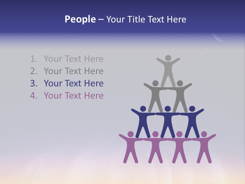 Star Field Grainy Surrealistic PowerPoint Template