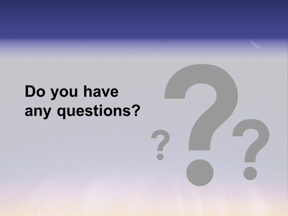 Star Field Grainy Surrealistic PowerPoint Template