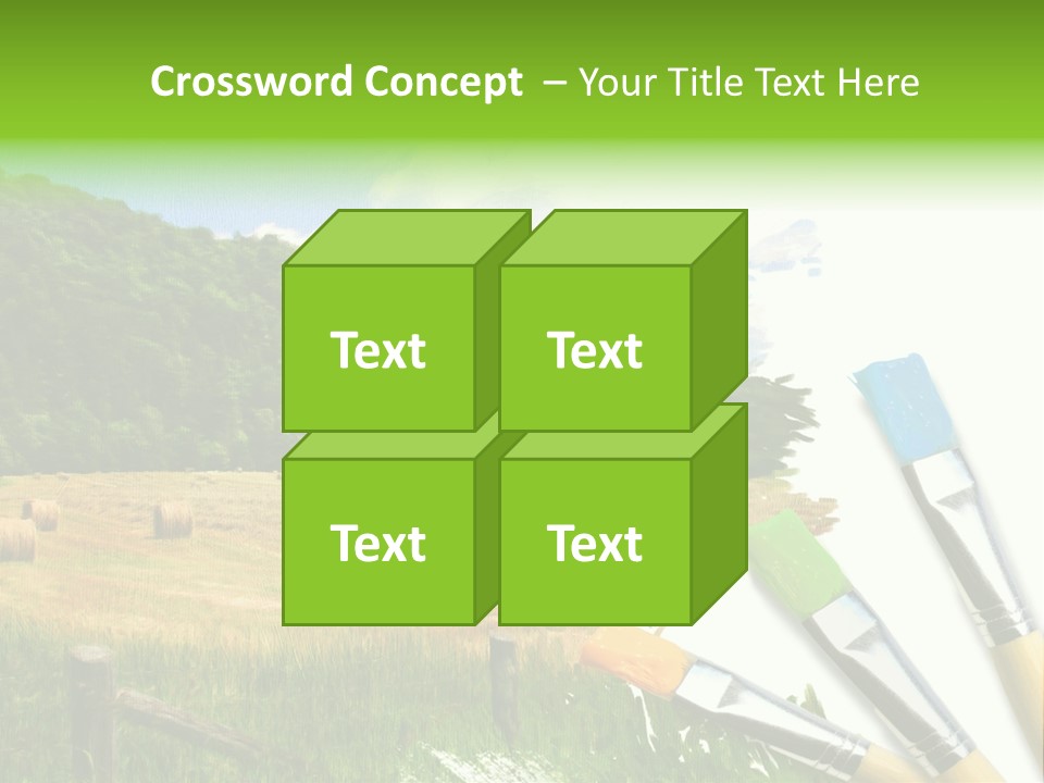 Paint Imagination Imagine PowerPoint Template