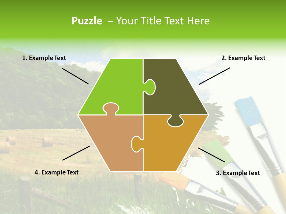 Paint Imagination Imagine PowerPoint Template