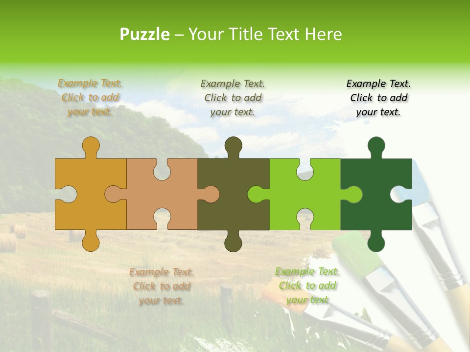 Paint Imagination Imagine PowerPoint Template