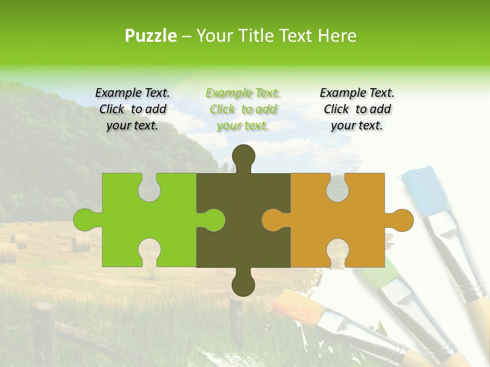 Paint Imagination Imagine PowerPoint Template