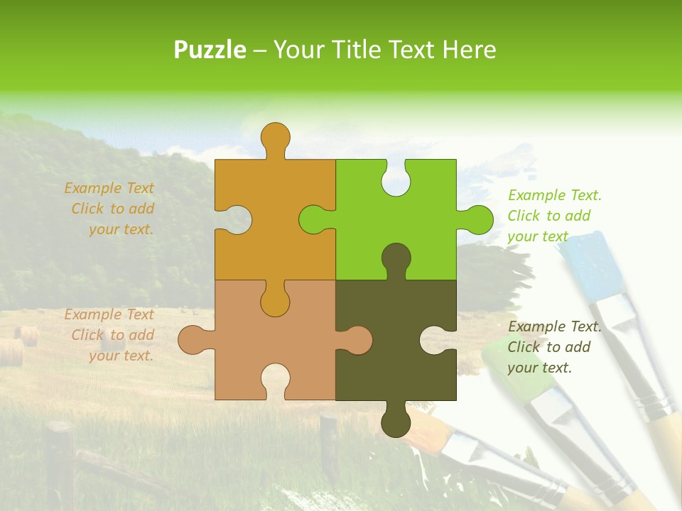 Paint Imagination Imagine PowerPoint Template