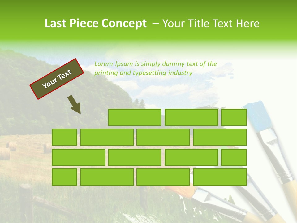 Paint Imagination Imagine PowerPoint Template