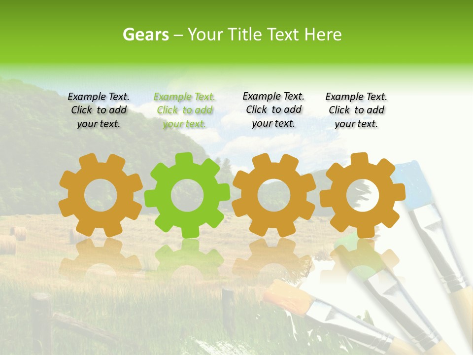 Paint Imagination Imagine PowerPoint Template