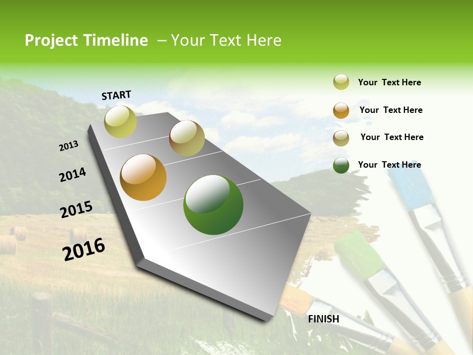 Paint Imagination Imagine PowerPoint Template