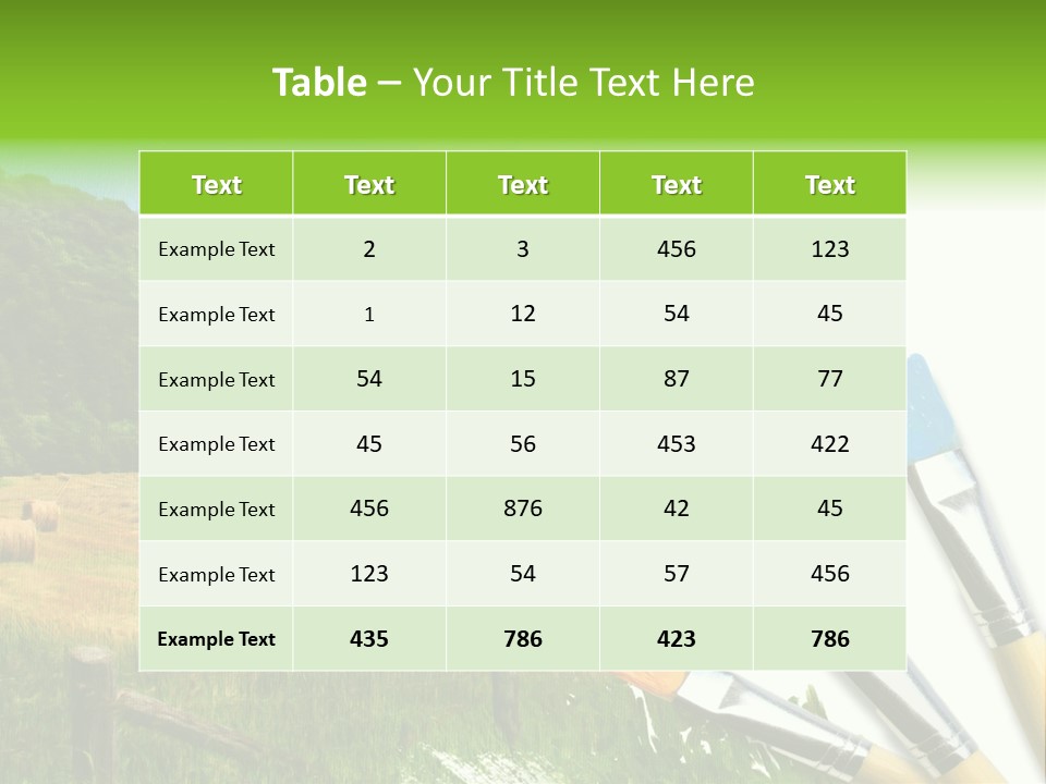 Paint Imagination Imagine PowerPoint Template