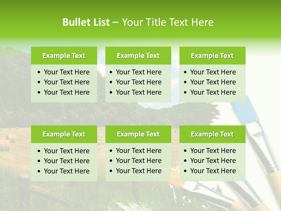 Paint Imagination Imagine PowerPoint Template