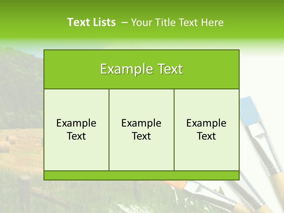 Paint Imagination Imagine PowerPoint Template