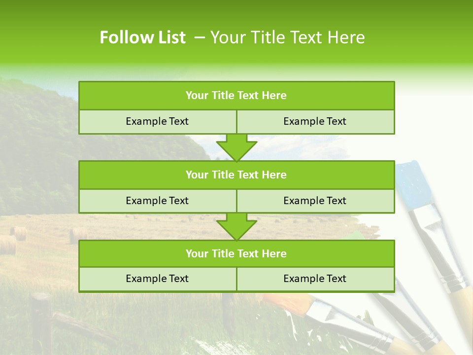 Paint Imagination Imagine PowerPoint Template