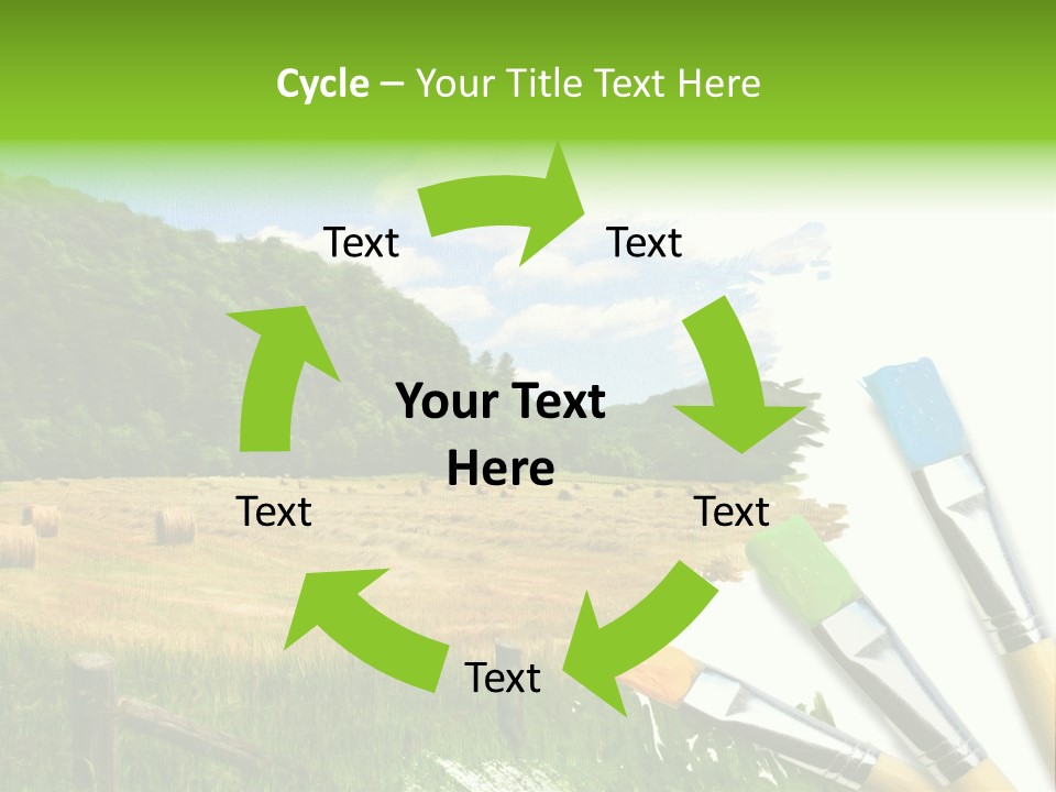 Paint Imagination Imagine PowerPoint Template