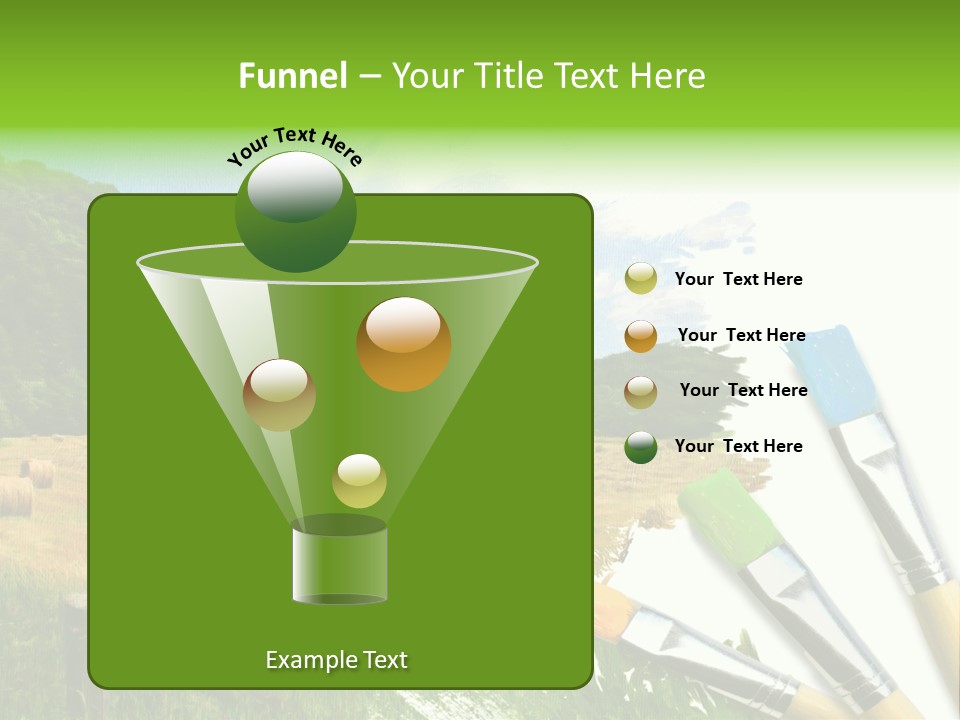 Paint Imagination Imagine PowerPoint Template