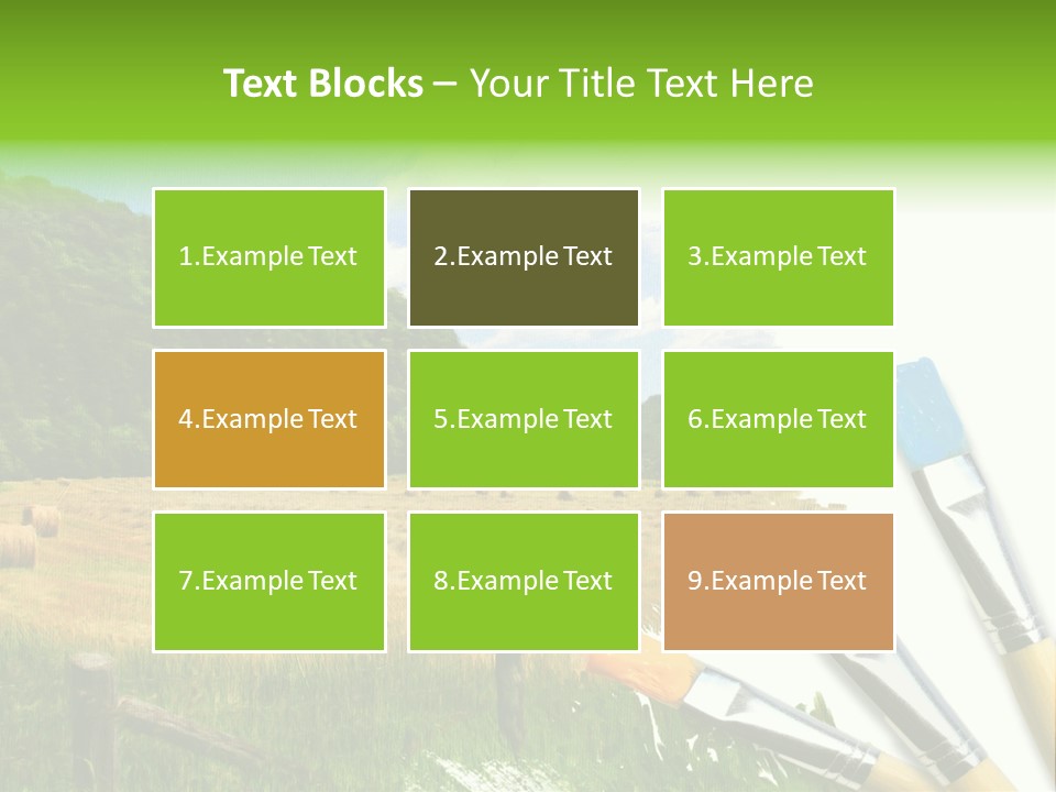 Paint Imagination Imagine PowerPoint Template