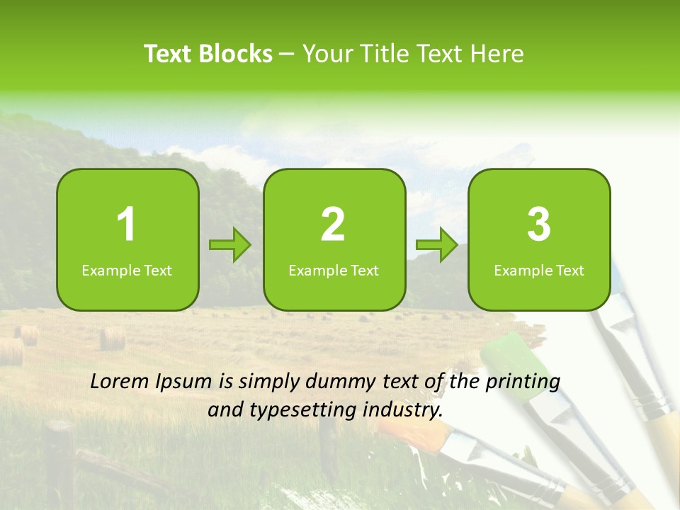 Paint Imagination Imagine PowerPoint Template