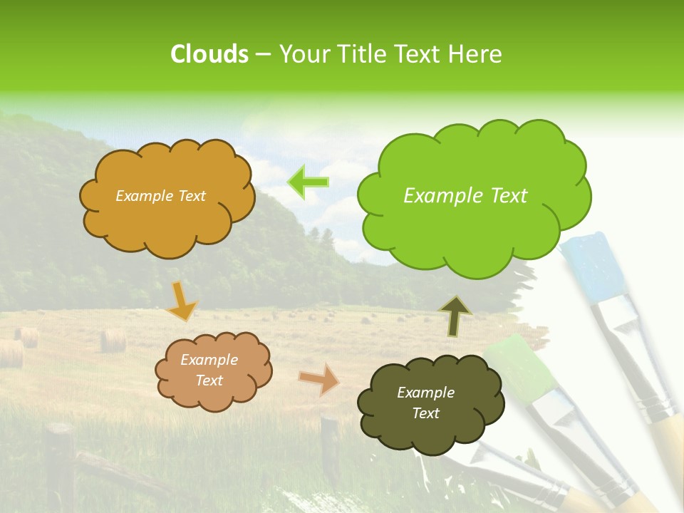 Paint Imagination Imagine PowerPoint Template