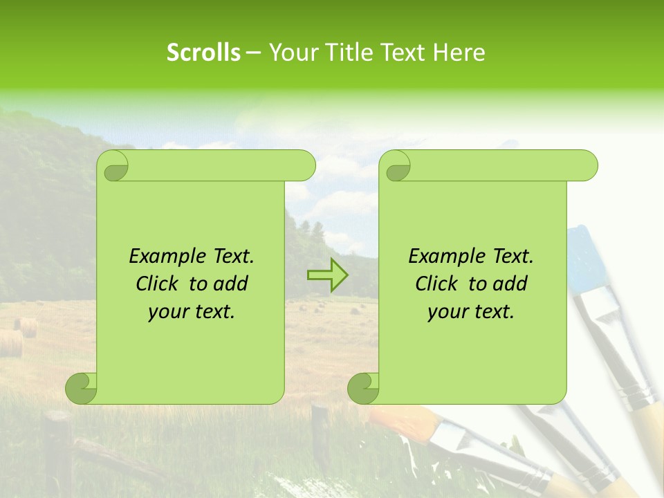 Paint Imagination Imagine PowerPoint Template